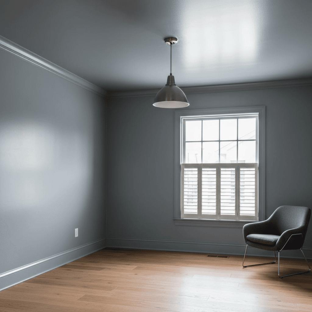 Finished interior room with painted walls, ceiling, and trim