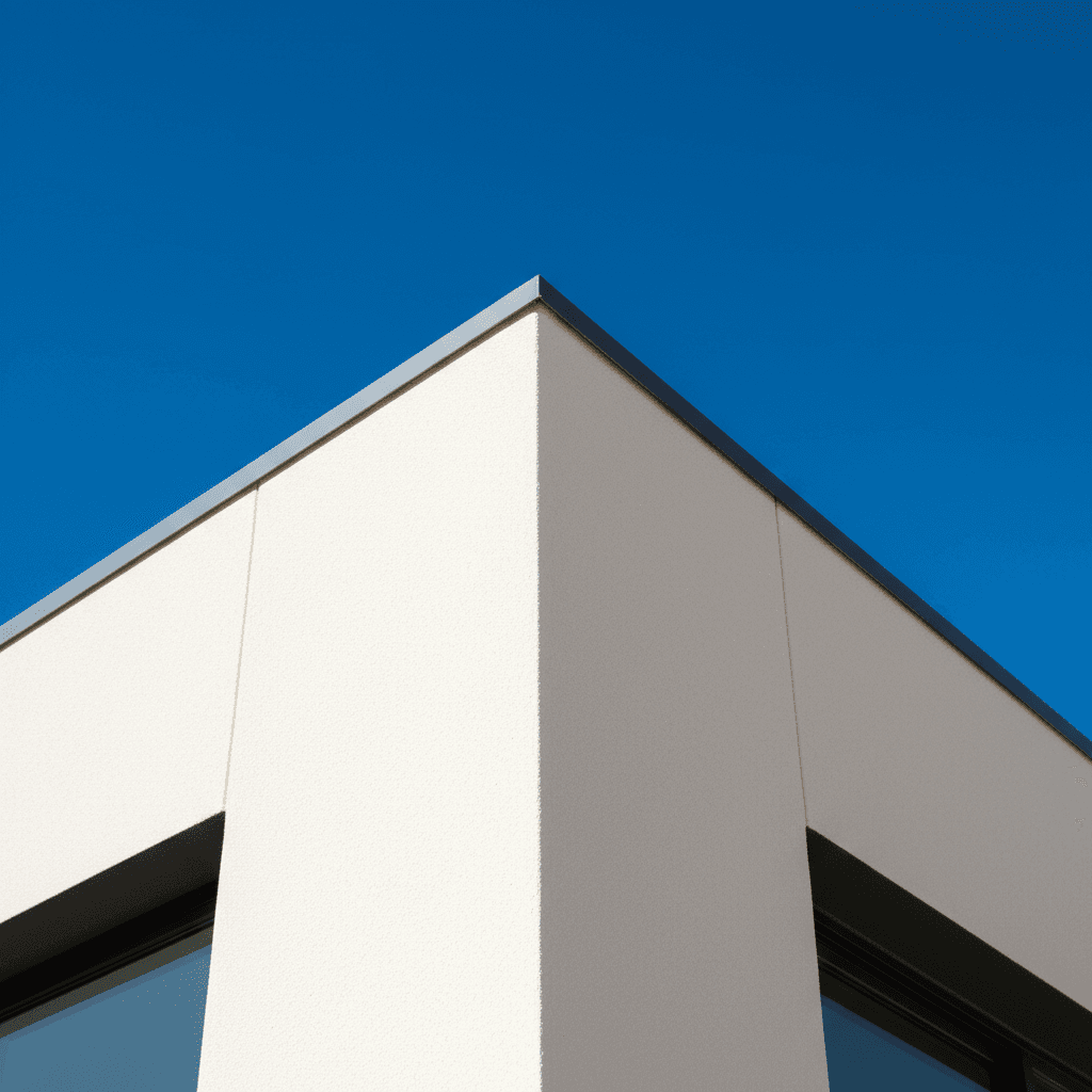 Clean paint edge between white wall and charcoal trim in Phoenix